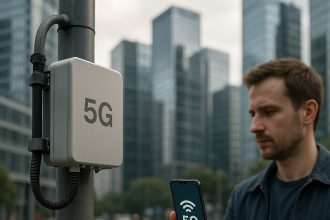 Couverture 5G en Martinique avec zones de 4G visibles
