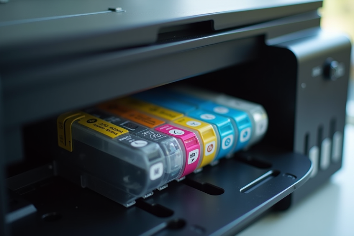 Chargement de cartouches Epson E2996 dans une imprimante
