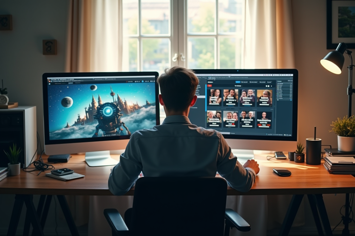Web designer frustré devant plusieurs appareils avec site incorrect