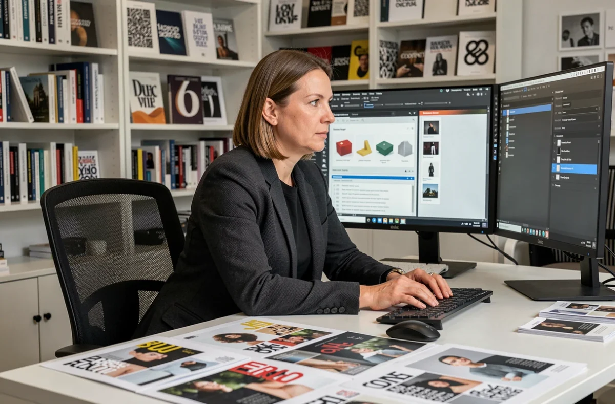 Éditrice numérique de LICORN PUBLISHING travaillant sur des contenus digitaux dans ses bureaux rennais